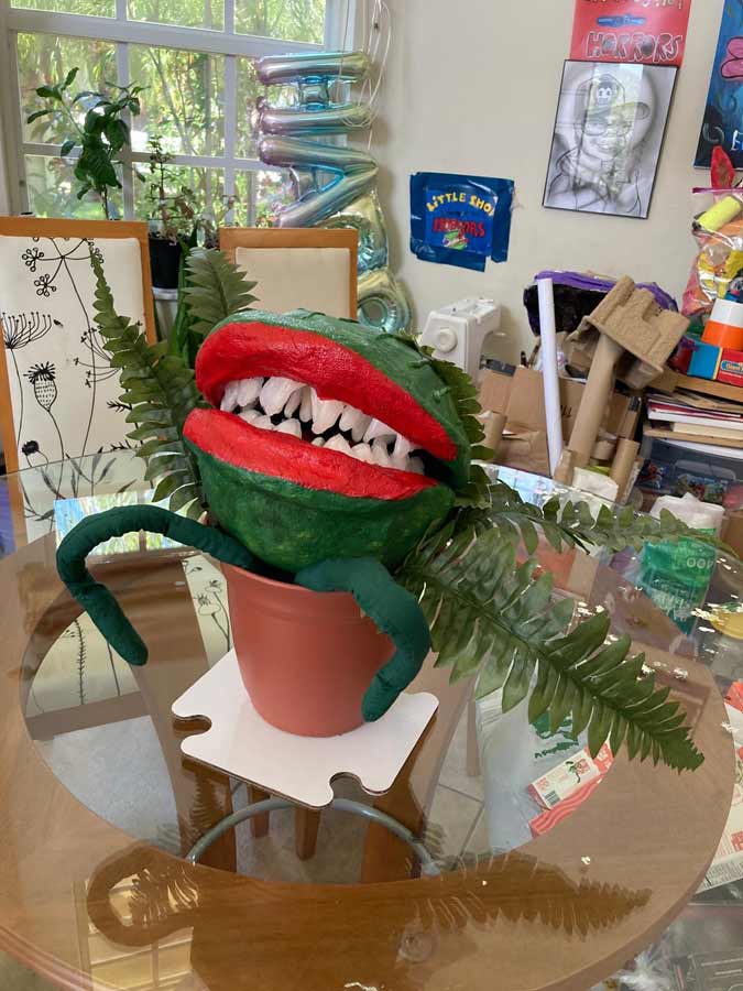 AUDREY II Puppet made by Pupper Master Academy student